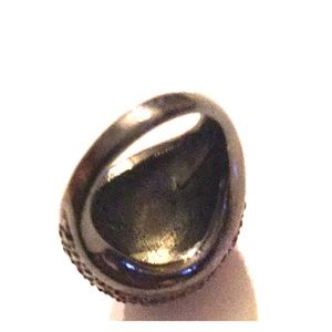 Vintage Chile’s ring gunmetal red & black